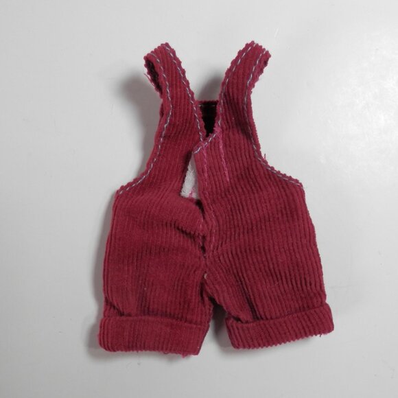 2015 Lottie Doll Stargazer Outfit Red Corduroy Overalls For 7.5" Dolls Arklu Toy - Picture 3 of 4